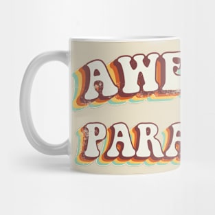 Awesome Paramedic - Groovy Retro 70s Style Mug